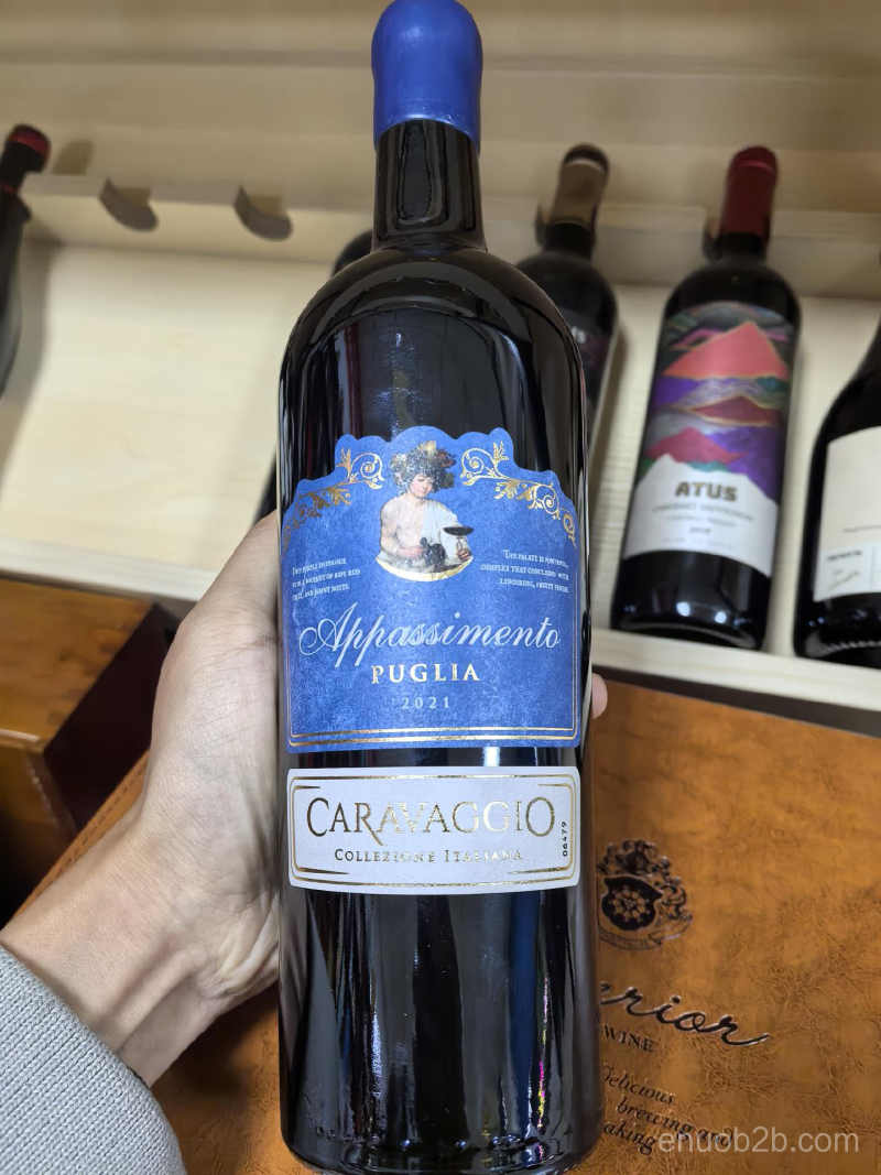 卡拉瓦乔普利亚红葡萄酒 意大利普利亚进口红酒批发