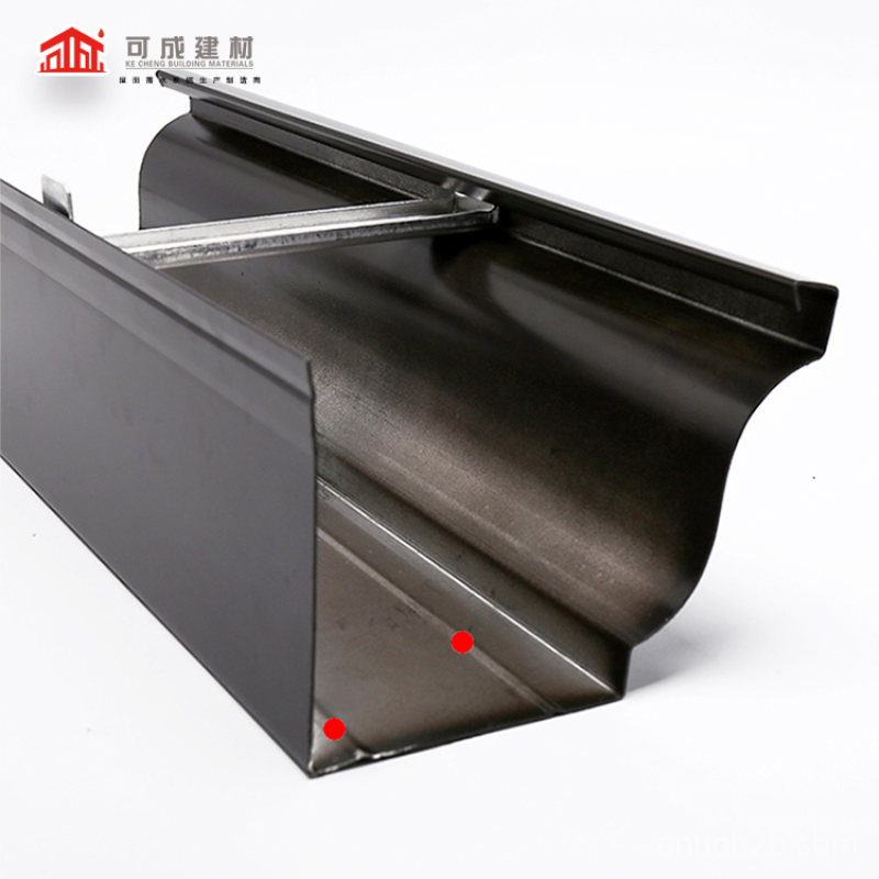丹阳市铝合金檐槽 彩铝落水管价格优惠
