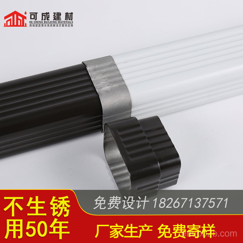 都匀市别墅铝合金檐沟 室外金属方形雨水管来电选购