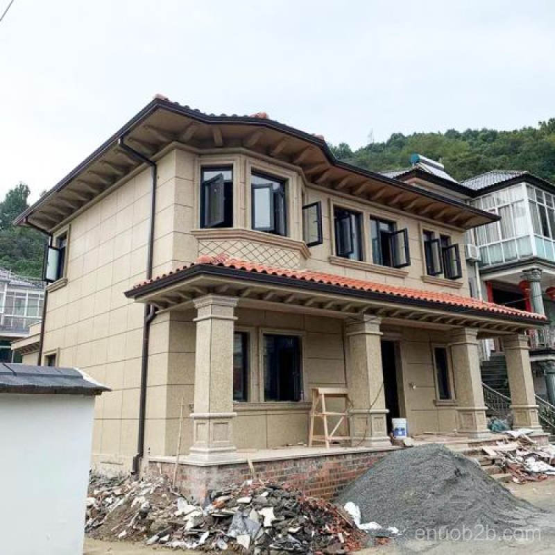 昆明别墅铝合金檐槽铝合金方形雨水管色泽光润
