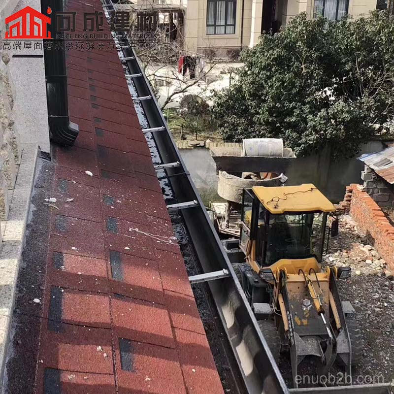 可成建材铝合金落水槽彩铝雨水槽厂家电话