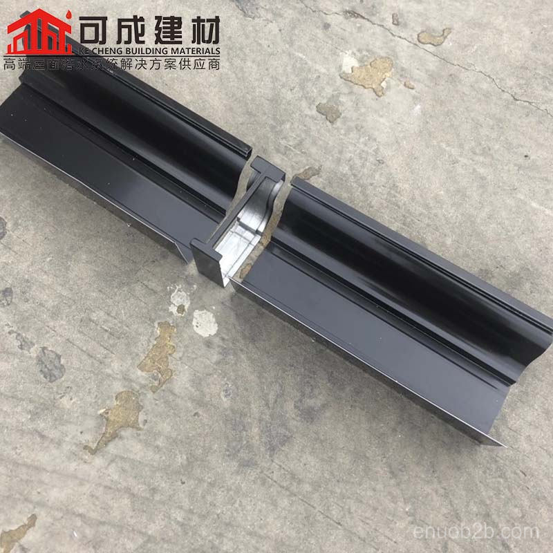 可成建材铝合金成品天沟彩铝屋檐沟服务周到