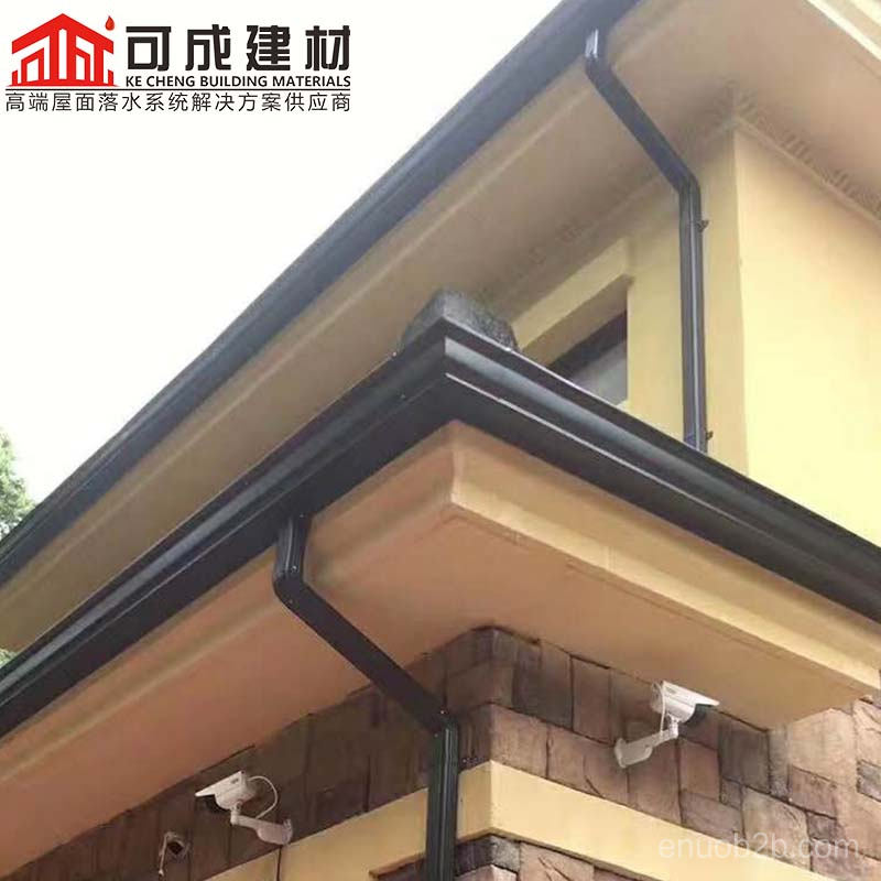 可成建材屋檐铝合金天沟彩铝檐槽安装便捷