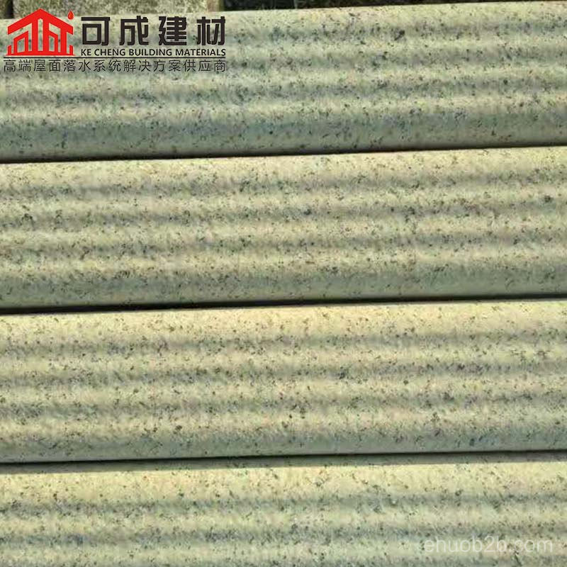可成建材彩铝成品天沟铝合金雨水管尺寸选择