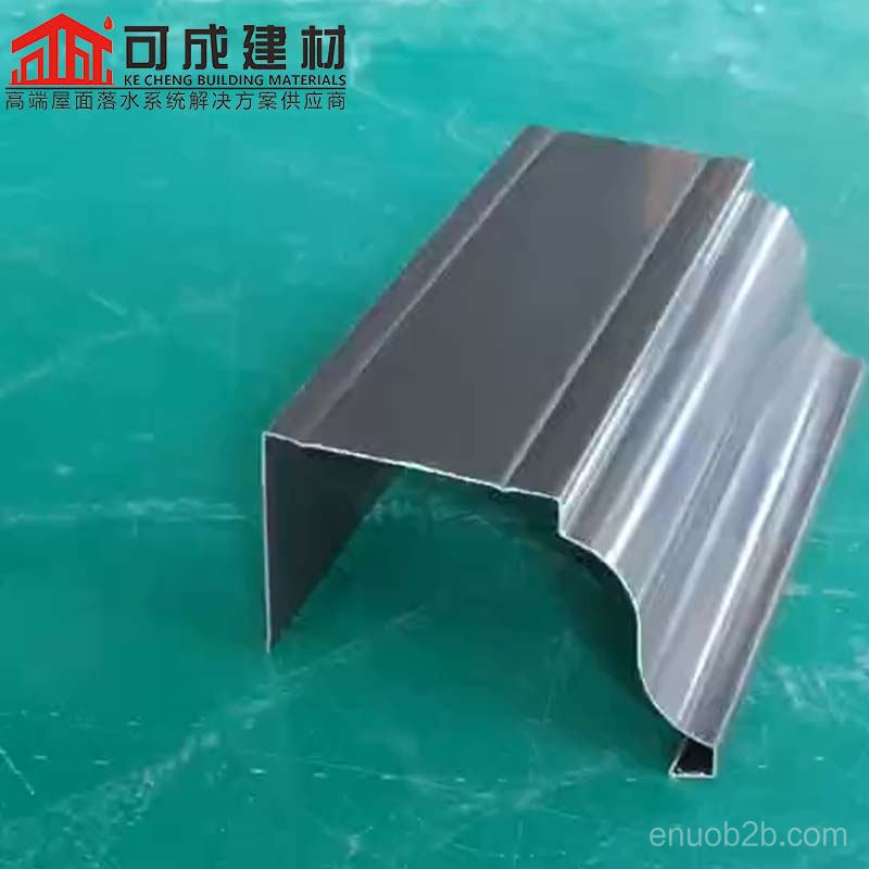 可成建材彩铝檐沟雨水槽提供安装指导