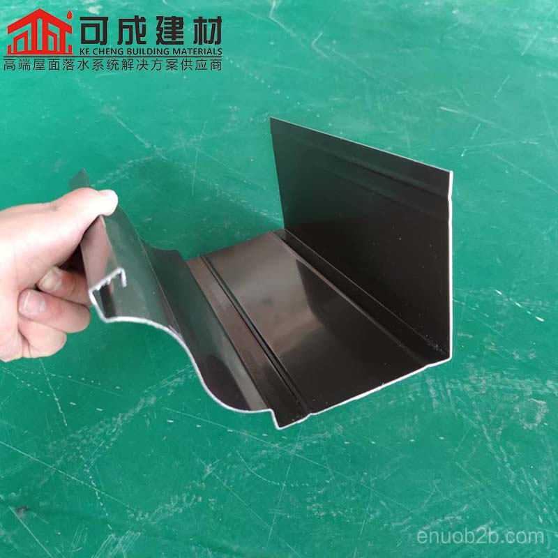可成建材耐腐蚀铝合金天沟彩铝檐沟颜色多样