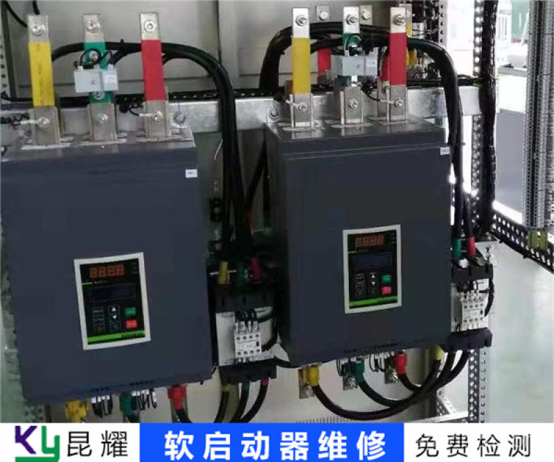 中源动力软启动器不启动维修 电机起不来