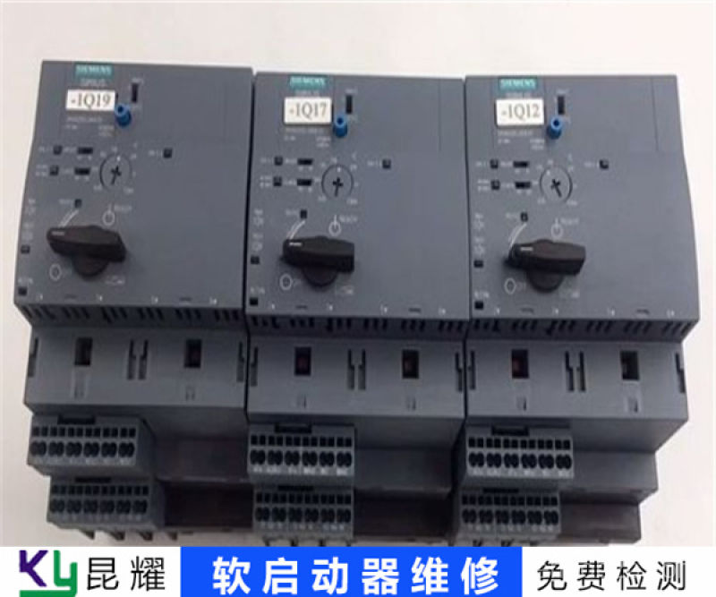 和平软启动器上电没反应维修 面板按键失灵