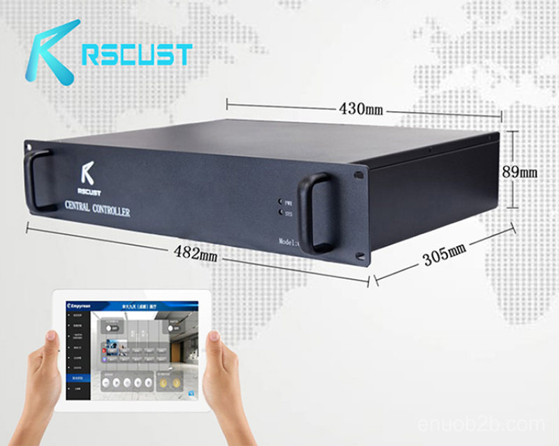 RSCUST模块化2U机架式展厅中控主机多媒体管理